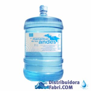 Bidon de Agua  Manantial de los Andes de 20 Lt