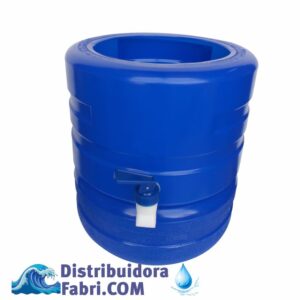 Surtidor de agua Azul